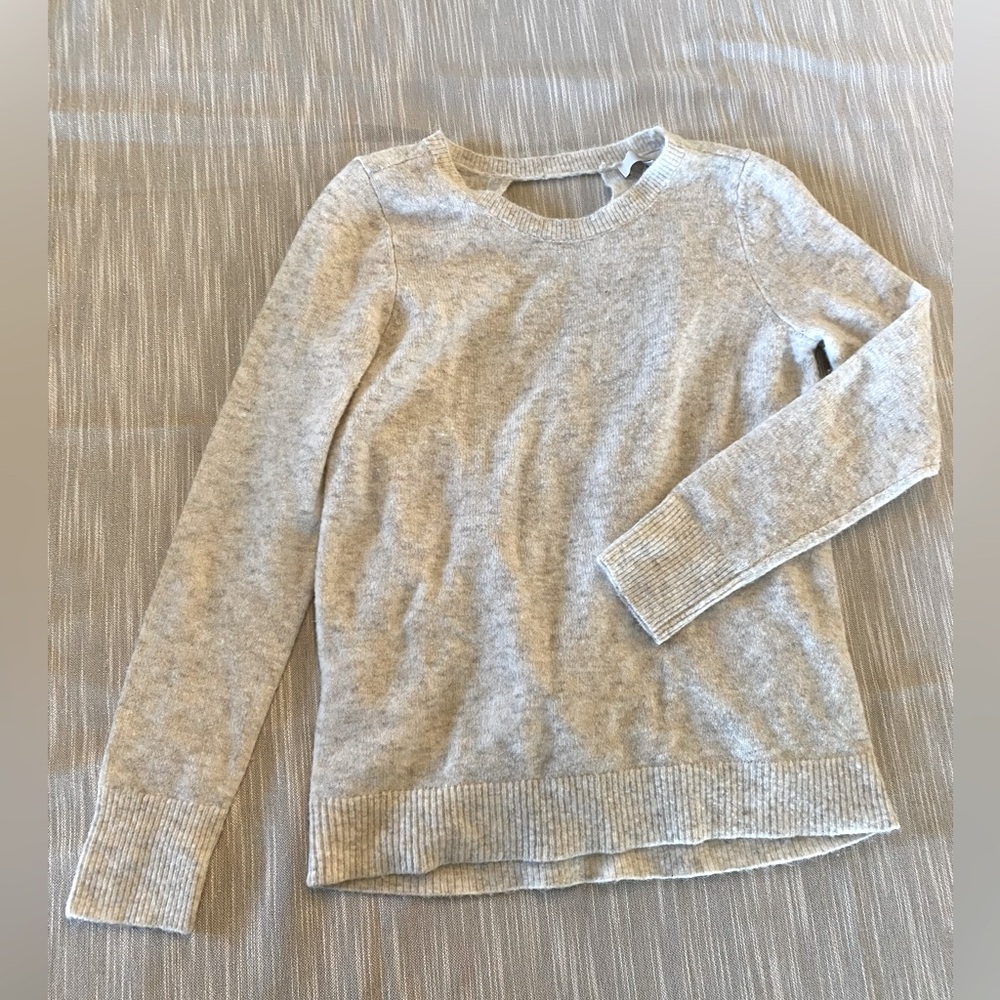 LOFT Cut Out Back Sweater NWOT